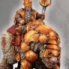 28mm/30mm Dwarf King on War Bear  1