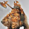 28mm/30mm Dwarf General on War Bear 1