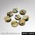 Egyptian Ruins 25 mm Round Bases set1 (5)
