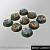 Temple of Time Ruins 30mm RoundEdge Bases