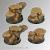 Spartan Ruins 40 mm round edge Bases set2