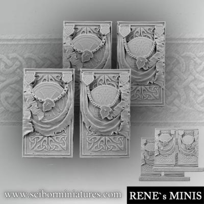 Celtic Decorated Plates #5 (4)