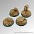 Spartan Ruins 40mm round edge Bases set 3 (2)
