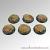 Spartan Ruins 30mm round edge Bases set 3 (5)